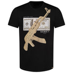 T SHIRT ROUND NECK AK47 GOLD - GV2017