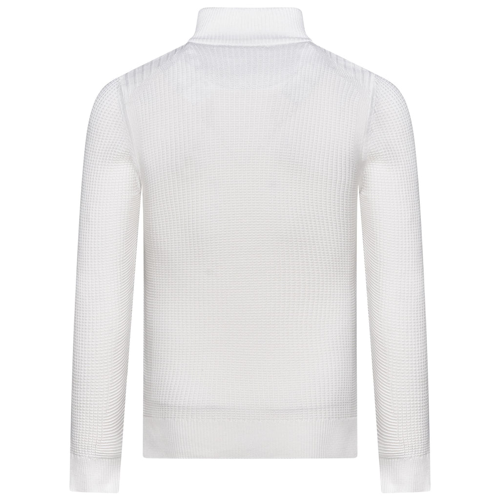 JUMPER - HALF ZIP WHITE