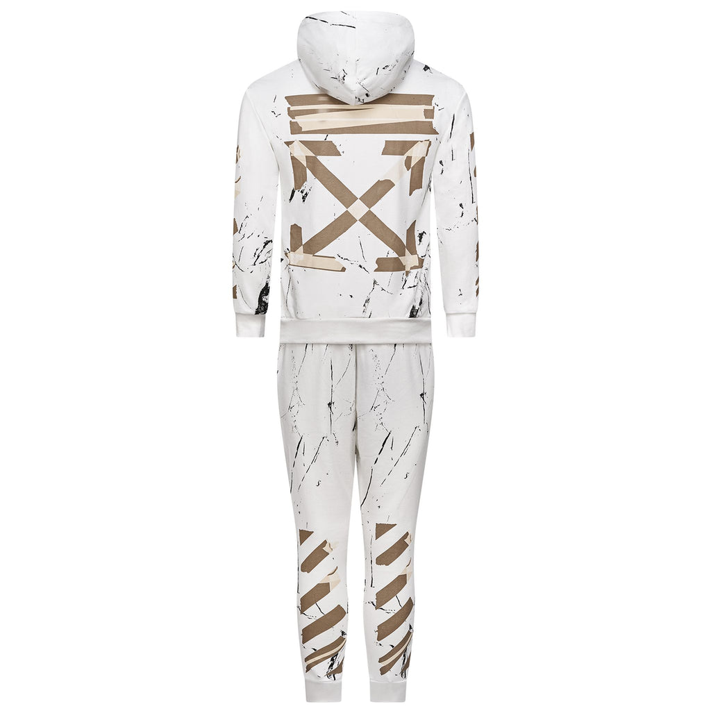 X MARKS THE SHOT HOODIE AND JOGGER WHITE